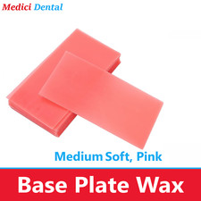 BASE PLATE ALL SEASON PURPOSE SET UP WAX PINK 1LB DENTAL LABORATORY JEWELRY SOFt picture