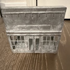 Anthropologie Terrain 2020 Concordville Village Zinc Store Front Christmas Rare picture