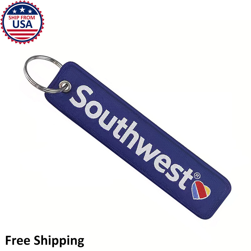 Southwest Airlines 737 Airline Collectibles Car Keychain Travel Luggage Bag Tag Southwest Airlines 737 Airline Collectibles Car Keychain Travel Luggage Bag Tag