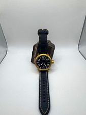 TSOVET SVT-LX73 45mm Swiss Made Rare Black Gold color-way 100M w/Leather Strap picture