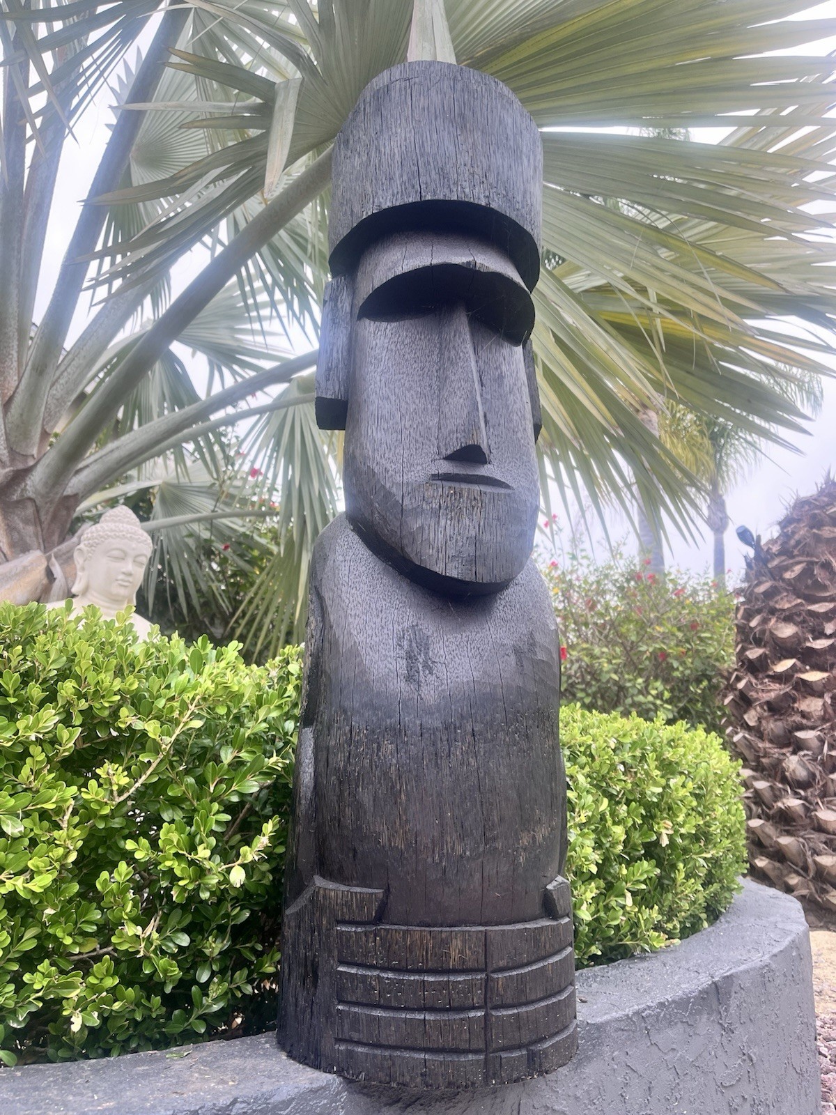 New 3’ Easter Island Moai Style Coco Palm Tiki bar Decor Oceanic B New 3’ Easter Island Moai Style Coco Palm Tiki bar Decor Oceanic B