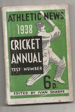 1938 ATHLETIC NEWS CRICKET ANNUAL TEST NUMBER picture