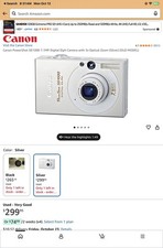 Canon PowerShot SD1000 Digital ELPH 7.1MP Silver Compact 3x Zoom 2.5" USB picture