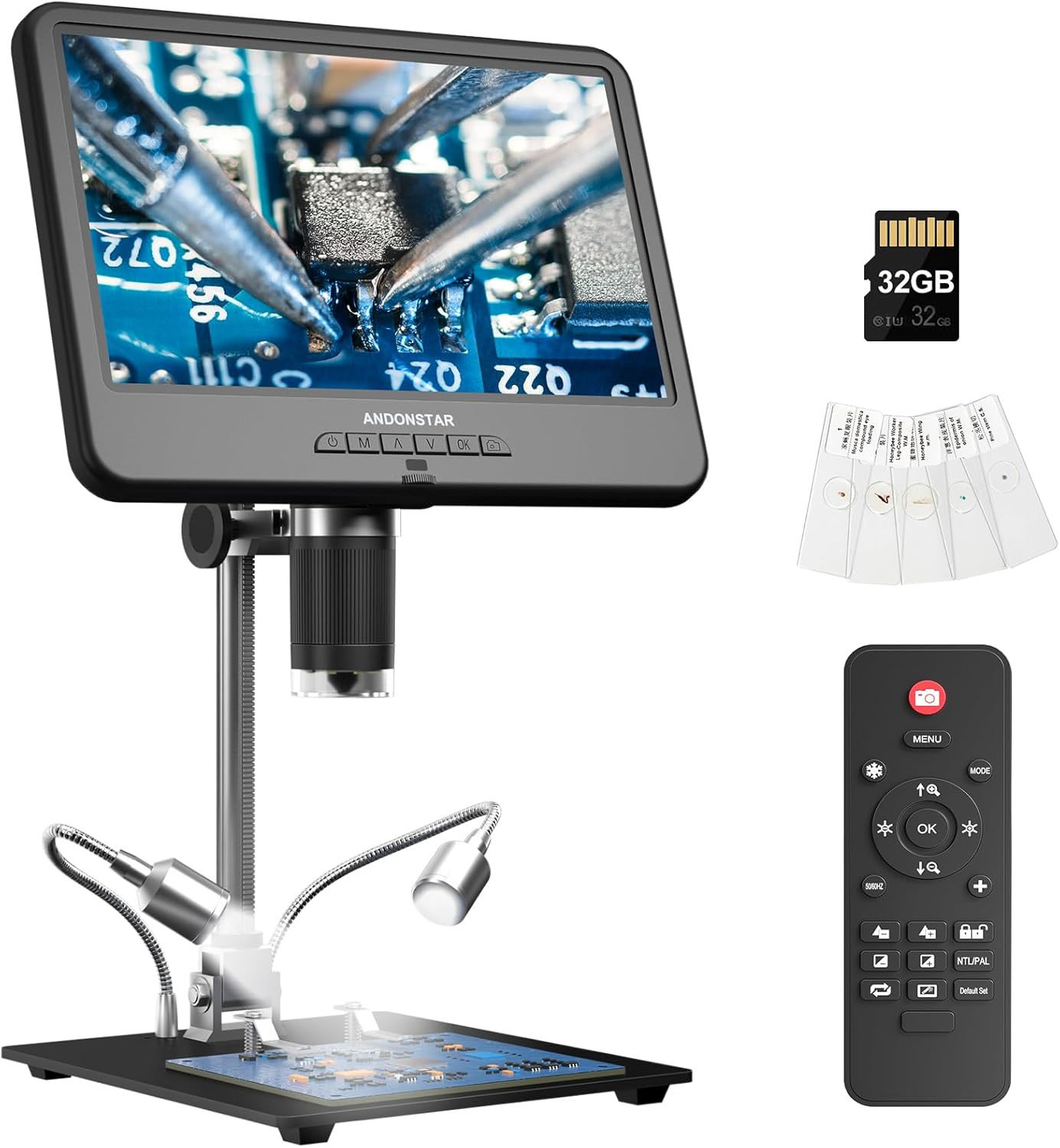 AD210 10.1 Inch LCD Digital Microscope for Adults, Soldering AD210 10.1 Inch LCD Digital Microscope for Adults, Soldering