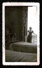WOMAN BEDROOM DOORWAY SEVILLA BILTMORE HOTEL HAVANA 1951 OLD/VINTAGE PHOTO- J54 picture