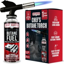 Chef's Torch, Kitchen Torch, Cooking Torch, Refillable Butane Torch Lighter w... picture