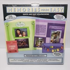 Memories Made Easy Quick And Easy Scrapbooking Kit Set Over 575 Pieces Brand New picture