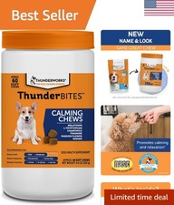 Dog Calming Chews, Thiamine, L-Tryptophan, Melatonin and Ginger, Can Help Rel... picture