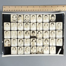 Vtg 1930s 8x10 Photo Institutional Asylum Special Needs School Medical History picture