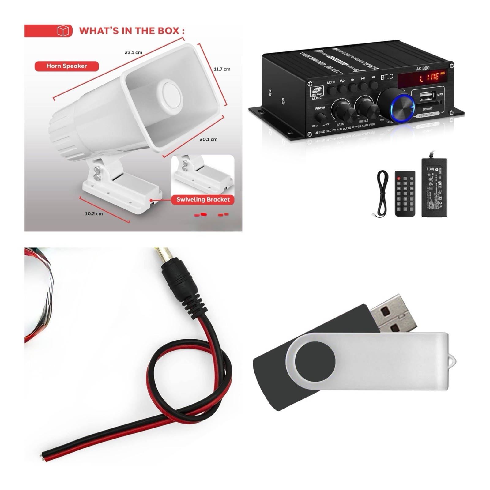 Ice Cream Truck Music Box Kit- LOUD Bluetooth Or USB Omni 2 Replacement Ice Cream Truck Music Box Kit- LOUD Bluetooth Or USB Omni 2 Replacement