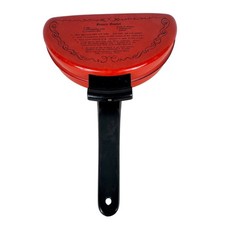 Vintage Mirro Red Aluminum Folding Omelet Pan with Recipes Made in USA Retro picture
