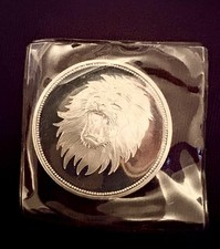 1969 Yemen Lion Proof Silver Dollar  ~ 2 Riyals Arab Republic ~ Sealed Pouches! picture