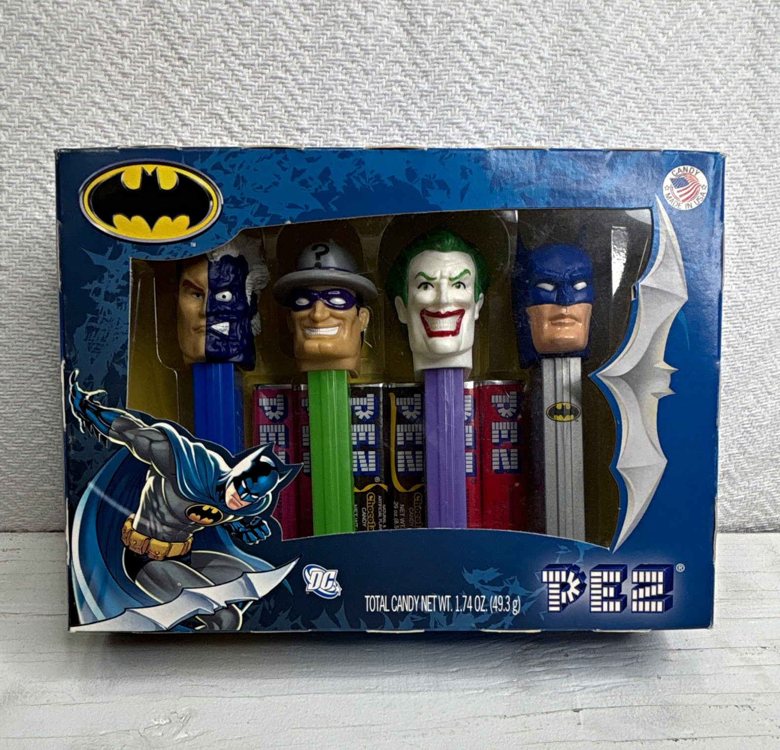 Batman PEZ Collector's Set Candy Dispensers - Batman Joker Riddler Superheroes
