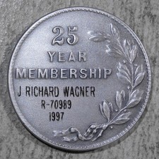American Numismatic Association 25-Year Membership Token, Retired Coin Dealer picture