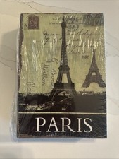 Paris Eiffel Tower Book Safe with Combination Lock; Money Storage Collection Box picture
