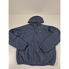 Patagonia Diamond Quilted Bomber Hoody Mens Large Navy Blue STY27610 FLAW picture