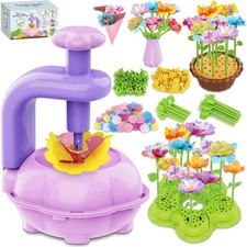 Fabric Flower Bouquets Toys Craft Kit, DIY Arts and Crafts for Kids Ages4-8 picture