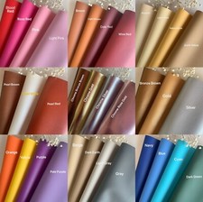 50+ Colors Vinyl Fabric Faux Leather Auto Upholstery 56" Wide Continuous By Yard picture