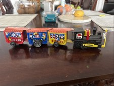 Tin Litho WIND UP Zig Zag Comic Express Train Vintage Works picture