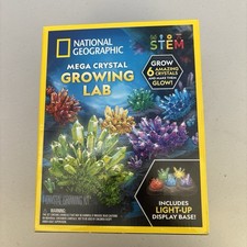 National Geographic Mega Crystal Growing Kit - Grow 6 Crystals with Light-Up ... picture