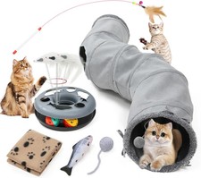 Cat Tunnel Toy for Cats & Small Pets Collapsible Interactive Play Tube picture