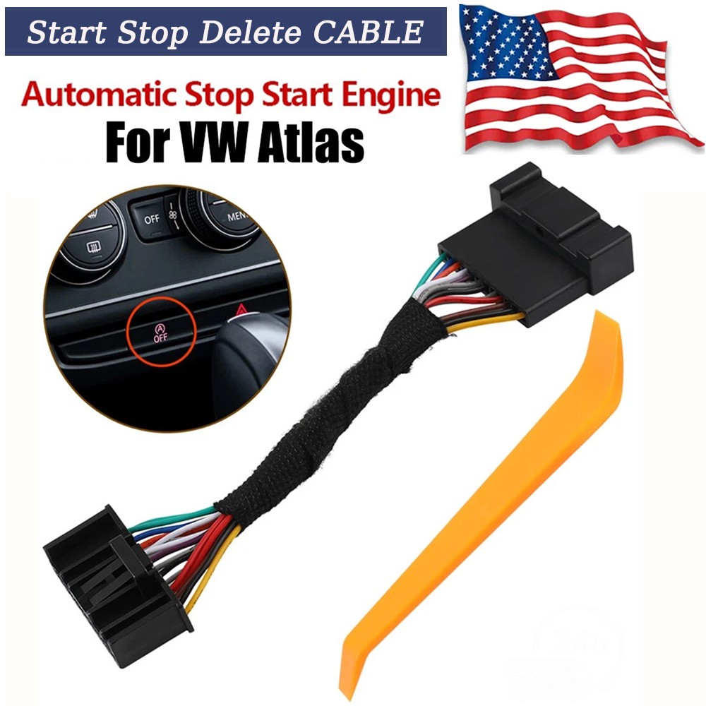 For VW Atlas Automatic Car Auto Stop Start Cable Engine Eliminator Canceller US For VW Atlas Automatic Car Auto Stop Start Cable Engine Eliminator Canceller US