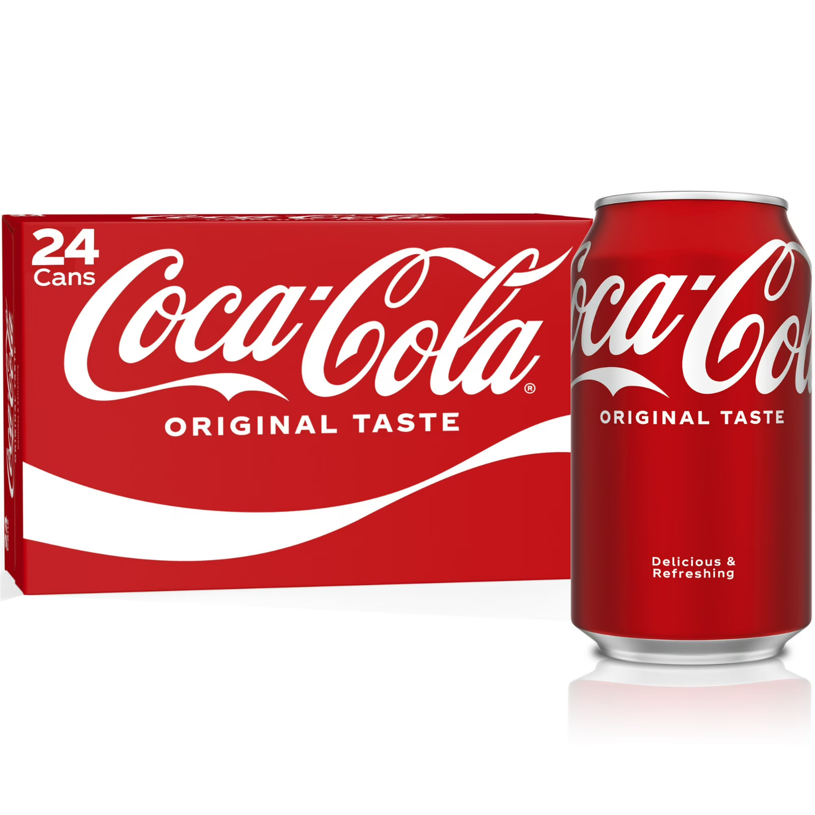 Coca-Cola Classic Soda Pop, 12 fl oz Cans, 24 Pack