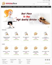 Article Store Website For Sale (Articles or Digital Market) + Free Hosting picture