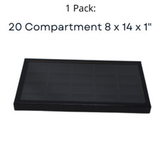 20 Compartment Riker Display Case for Zippo Lighters Jewelry Collectibles & More picture