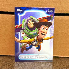 2026 Disney D23 Exclusive Toy Story Card Woody & Buzz Lightyear picture