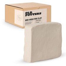 Old Potters Mid-High Fire Clay. White Stoneware. picture