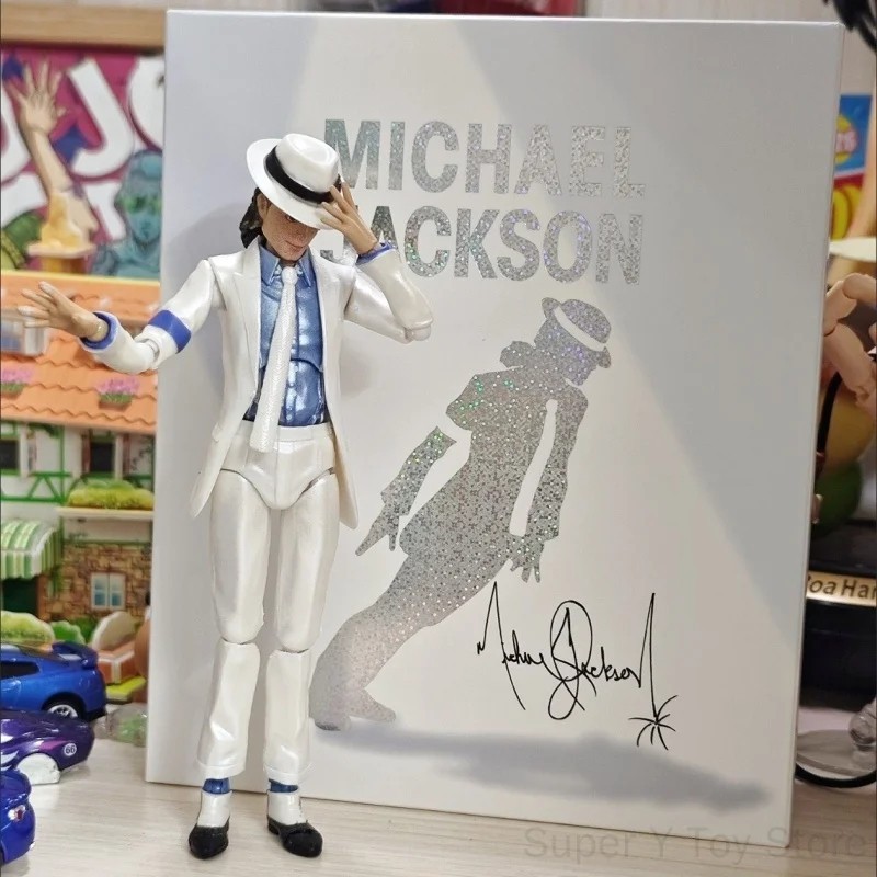 Michael Jackson Smooth Criminal Moonwalk Action Figure Movable Toy With Box