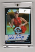 2026 LEAF WOMEN OF SPORT BLACK PRISMATIC AUTOGRAPH SOFIA SEWING #1/1 FREE SHIP picture