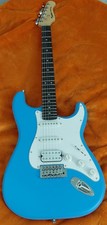 Strat copy, blue, HSS, very light, great player! Mint cnd, no flaws - CHEAP!!! picture