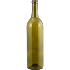 Case of 12 Bordeaux Wine Bottles | Antique Green | 750mL - Wine, Spirits, Oil picture
