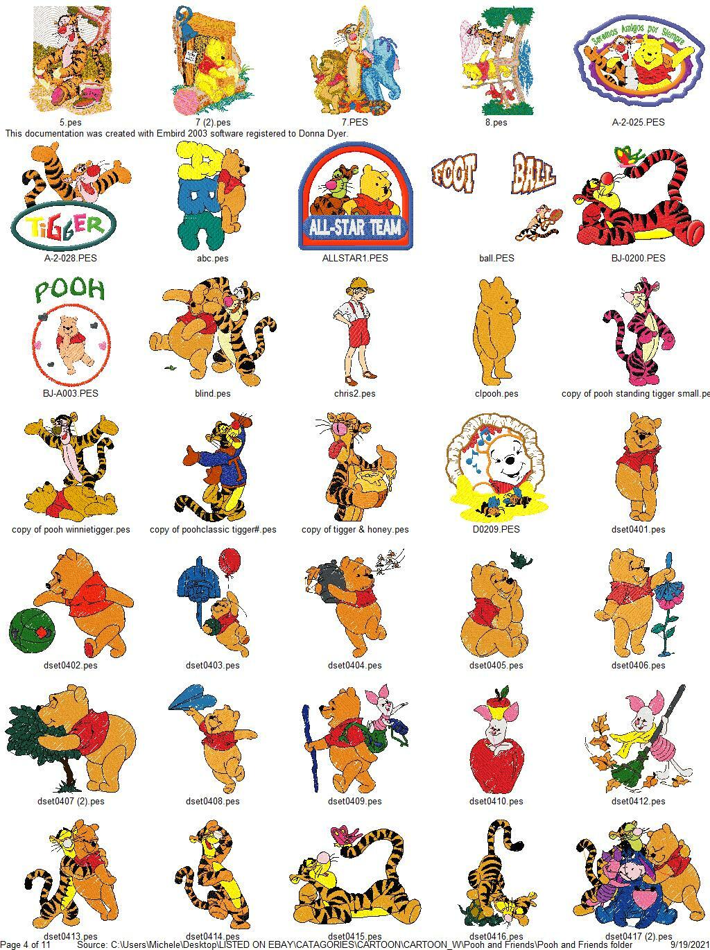 505 CARTOON BEAR EMBROIDERY MACHINE DESIGNS COLLECTION PES USB DRIVE 505 CARTOON BEAR EMBROIDERY MACHINE DESIGNS COLLECTION PES USB DRIVE