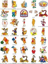 505  CARTOON BEAR EMBROIDERY MACHINE DESIGNS COLLECTION PES USB DRIVE picture