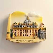 Italy Rome Vatican City Collectible Tourist Souvenir 3D Resin Fridge Magnet Gift picture