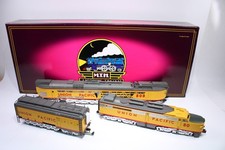 MTH 20-2214-1 O Gauge Union Pacific #80 Coal Turbine 3-Unit Set Proto-Sound picture