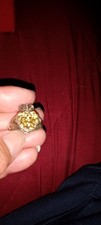 Claddagh Ring Fashion Jewelry  Gold Chips IRELAND MARKED picture