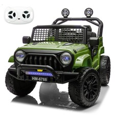 Green 24V Ride on Toys for Big Kids 2 Seater Ride on Cars w/ Remote Control MP3 picture