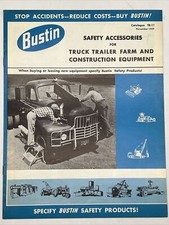 1959 BUSTIN SAFETY ACCESSORIES FOR TRUCK TRAILER FARM AND CONSTRUCTION EQUIPMENT picture