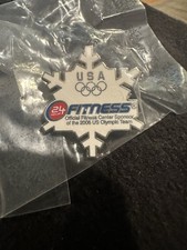 2008 Beijing Summer Olympic Games 24 Hour Fitness Lapel Pin ORIGINAL PACKAGING  picture