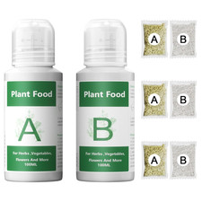 Hydroponics Nutrients for Aerogarden(800Ml in Total), Plant Food a & B Hydroponi picture