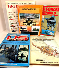 Military Helicopters & Armed Forces Book Lot of 5 Vietnam Aviation Reference HC picture