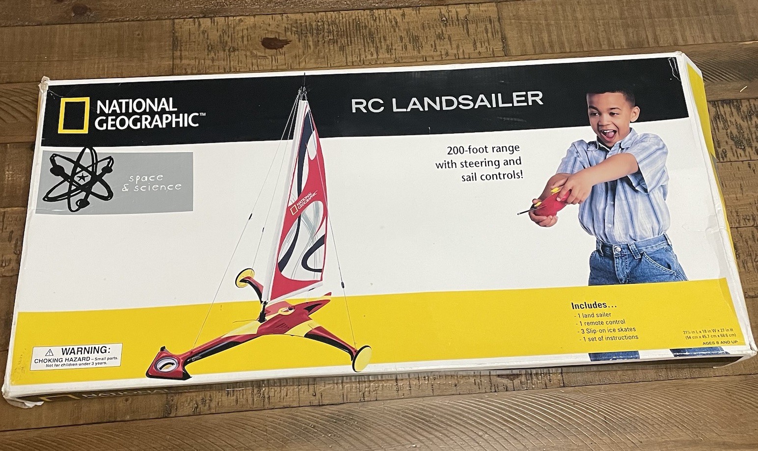 National Geographic Landsailer RC Radio Control Wind-Powered Vehicle Toy 2005 National Geographic Landsailer RC Radio Control Wind-Powered Vehicle Toy 2005