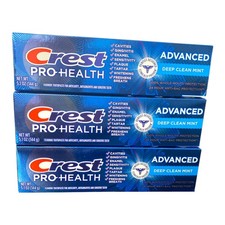 (3) Crest Pro-Health Advanced Deep Clean Mint Toothpaste 5.1oz EXP 09/27 picture