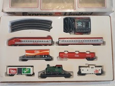 1986 Coca-Cola Express Limited HO Train Set Markatron Model Power Complete Box C picture