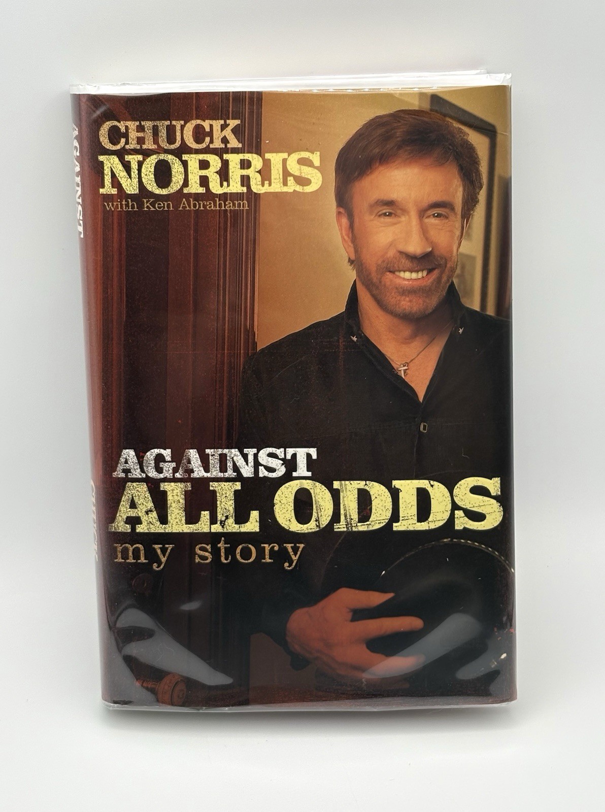 SIGNED CHUCK NORRIS - Autographed Against All Odds: My Story Book Biography
