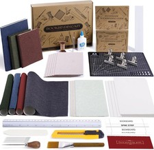 145Pcs Book Binding Kits for Beginners, Book Making Kit Bookbinding Supplies ... picture